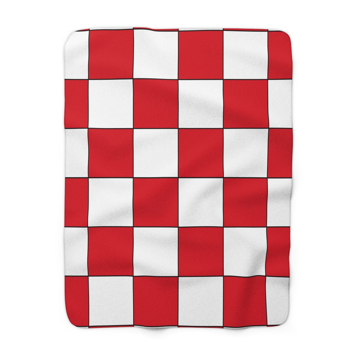 Peru Retro Check Blanket Throw