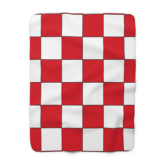 Peru Retro Check Blanket Throw