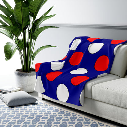 Australia Retro Polka Dots Blanket Throw