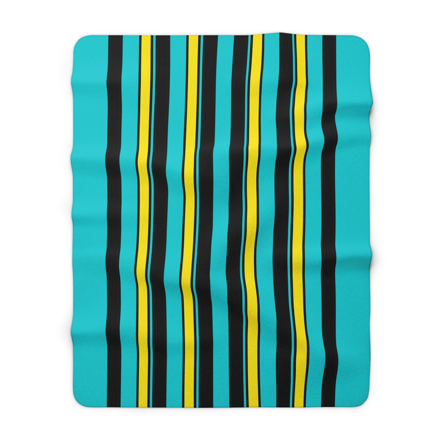 Bahamas Retro Stripes Blanket Throw