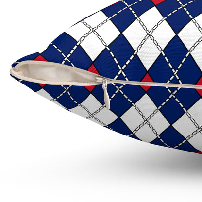 Anguilla Retro Argyle Cushion Pillow