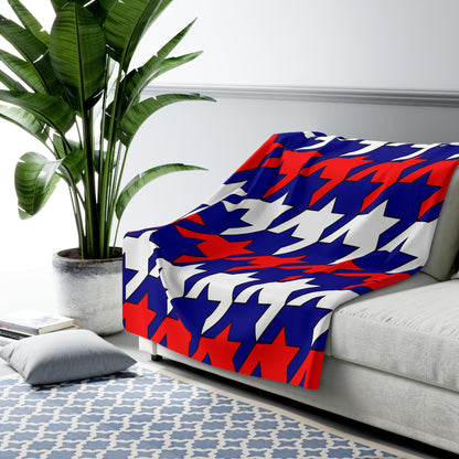 Australia Retro Houndstooth Blanket Throw