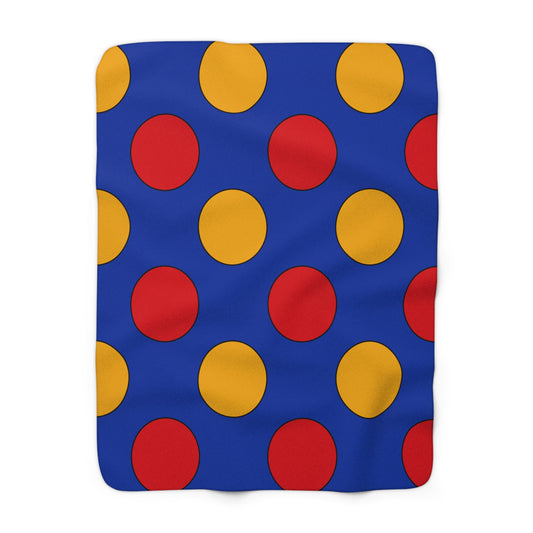 Armenia Retro Polka Dots Blanket Throw