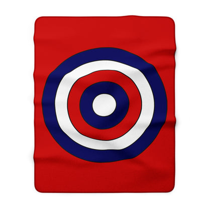 Nepal Retro Target Blanket Throw
