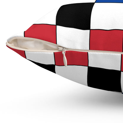 Republic Of Korea Retro Check Cushion Pillow