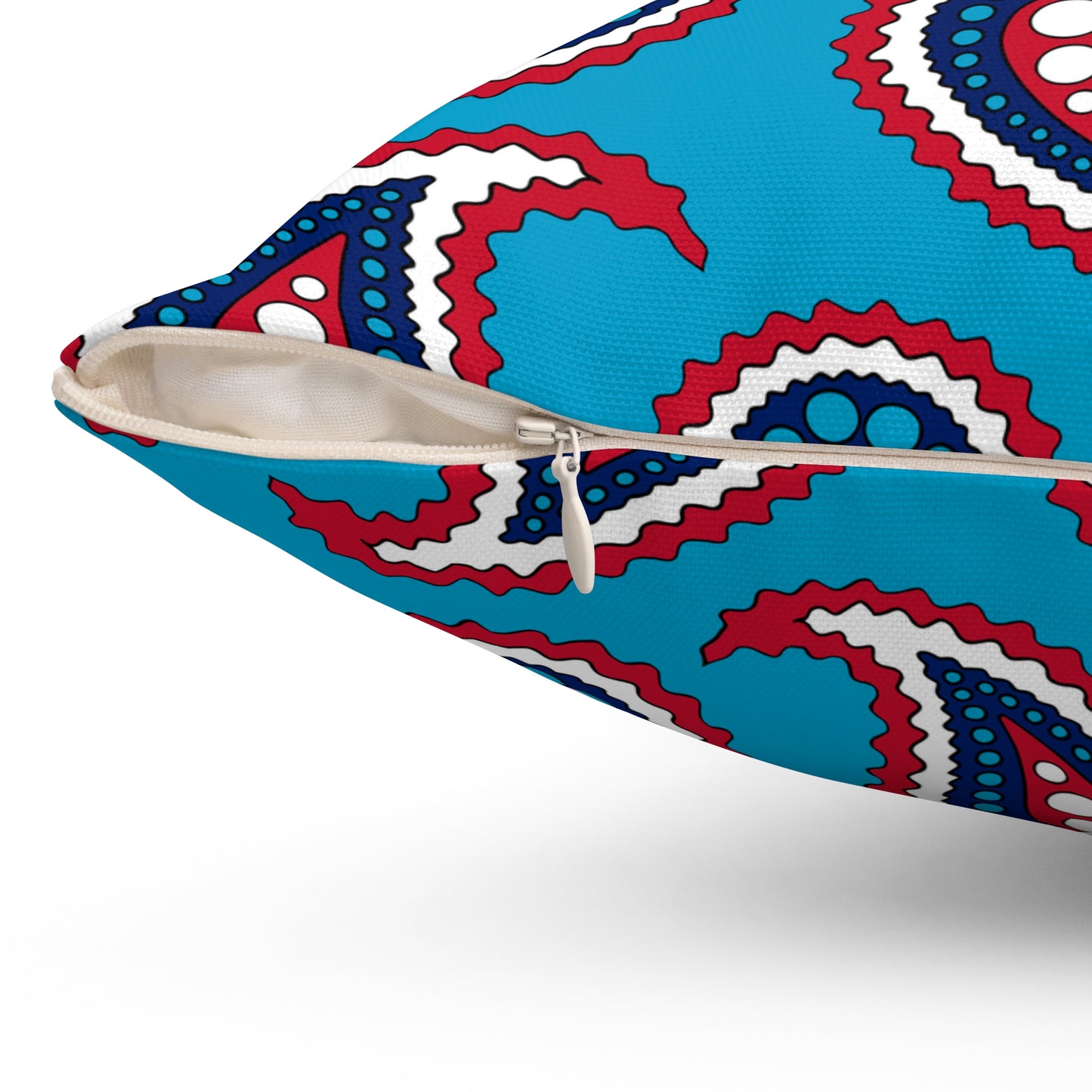 Tuvalu Retro Paisley Cushion Pillow