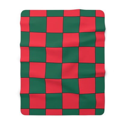 Bangladesh Retro Check Blanket Throw
