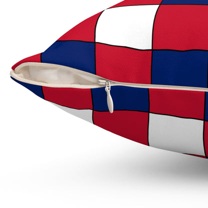 United Kingdom (UK) Retro Check Cushion Pillow