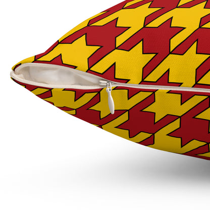 Spain Retro Houndstooth Cushion Pillow