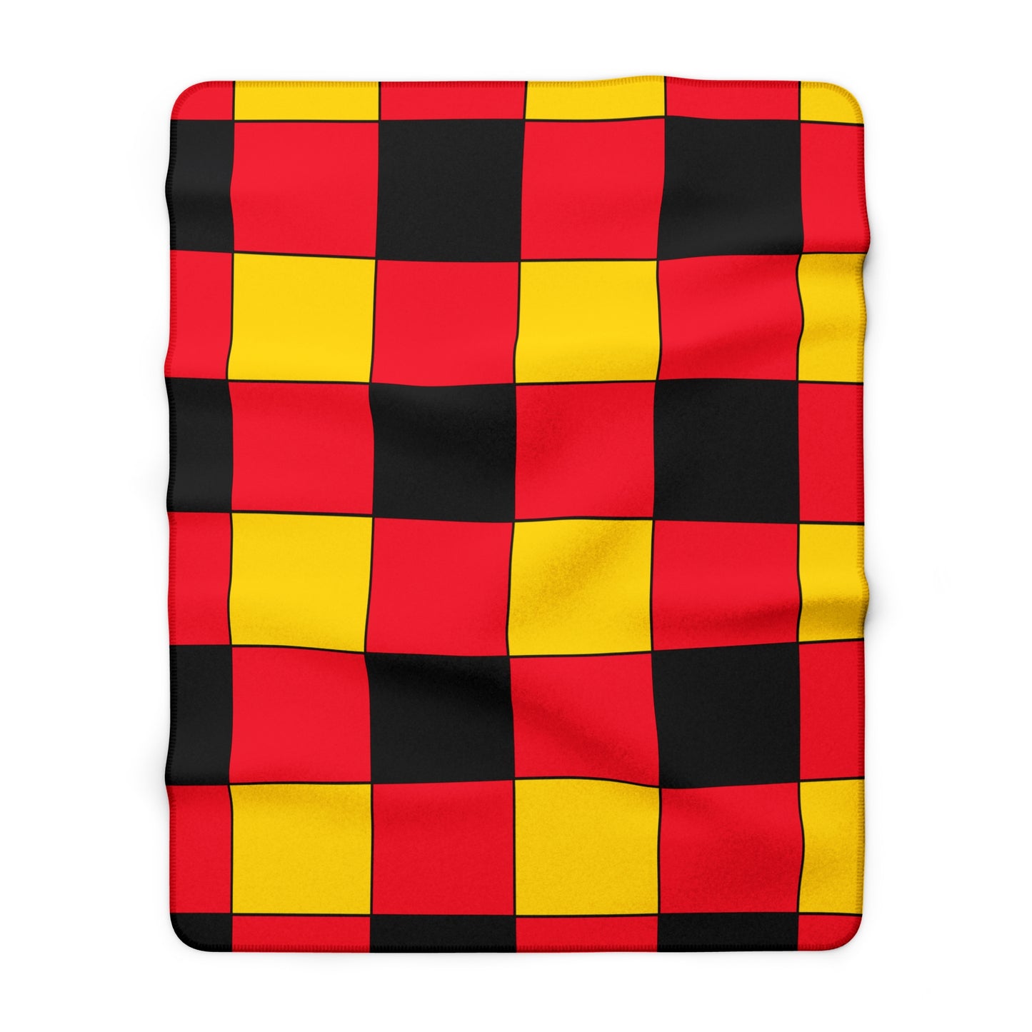Belgium Retro Check Blanket Throw