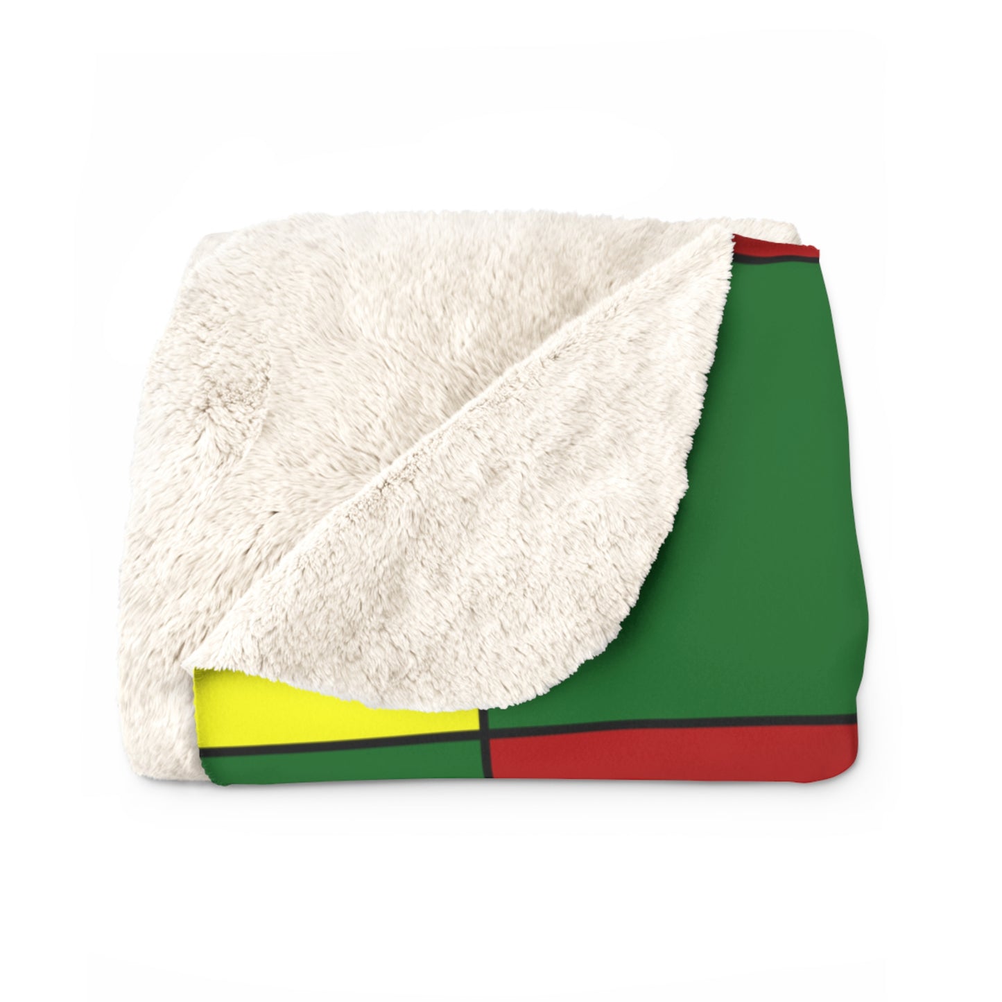 Senegal Retro Check Blanket Throw