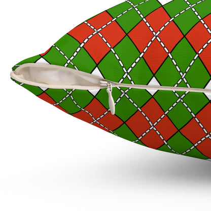 Hungary Retro Argyle Cushion Pillow