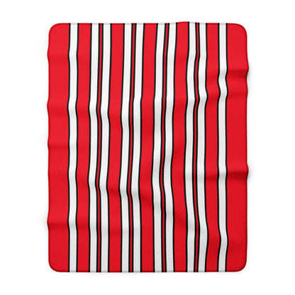Hong Kong Retro Stripes Blanket Throw