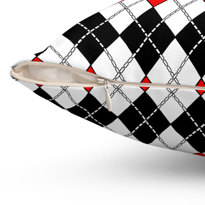 Yemen Retro Argyle Cushion Pillow