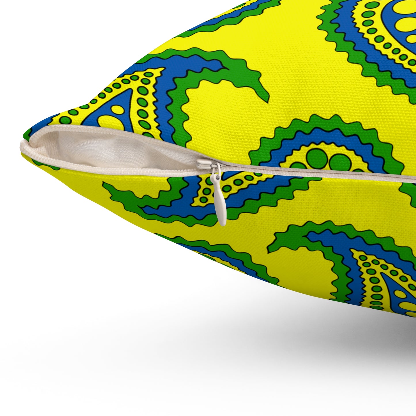 Saint Vincent And The Grenadines Retro Paisley Cushion Pillow