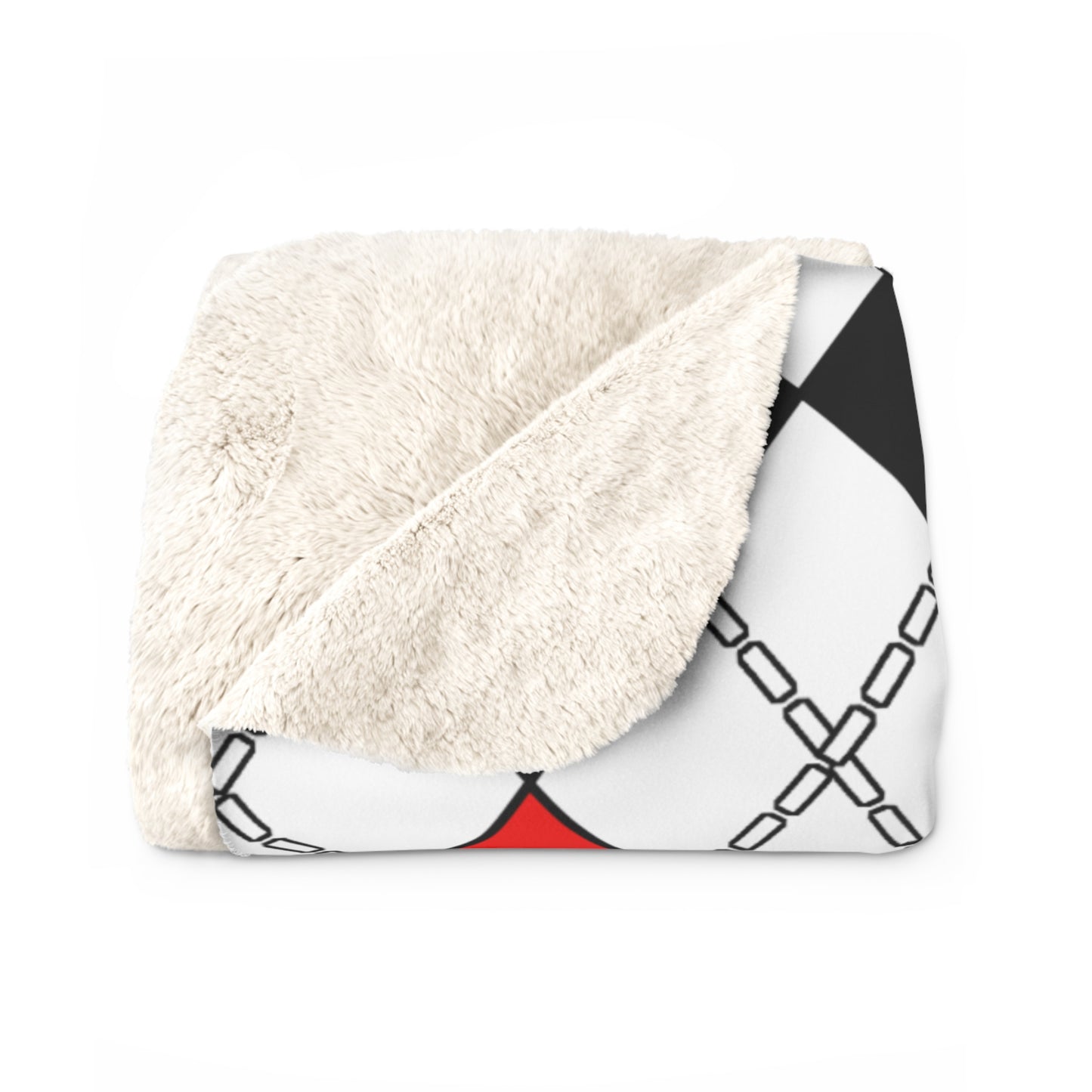 Yemen Retro Argyle Blanket Throw