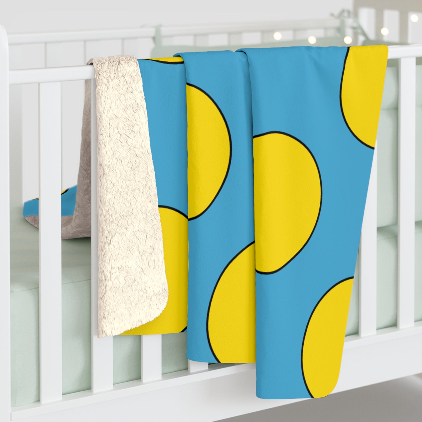 Palau Retro Polka Dots Blanket Throw