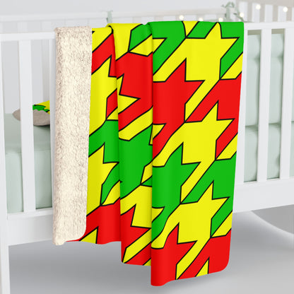 Congo Retro Houndstooth Blanket Throw