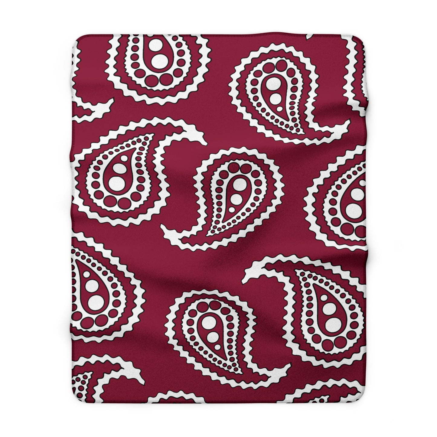 Qatar Retro Paisley Blanket Throw