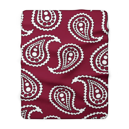 Qatar Retro Paisley Blanket Throw