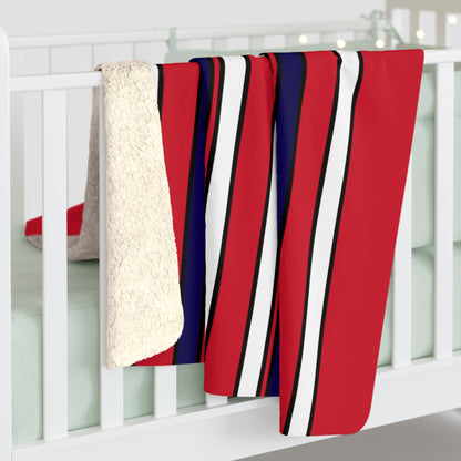 Bermuda Retro Stripes Blanket Throw