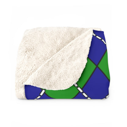 Gambia Retro Argyle Blanket Throw