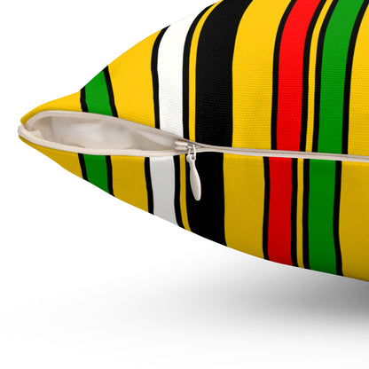 Mozambique Retro Stripes Cushion Pillow