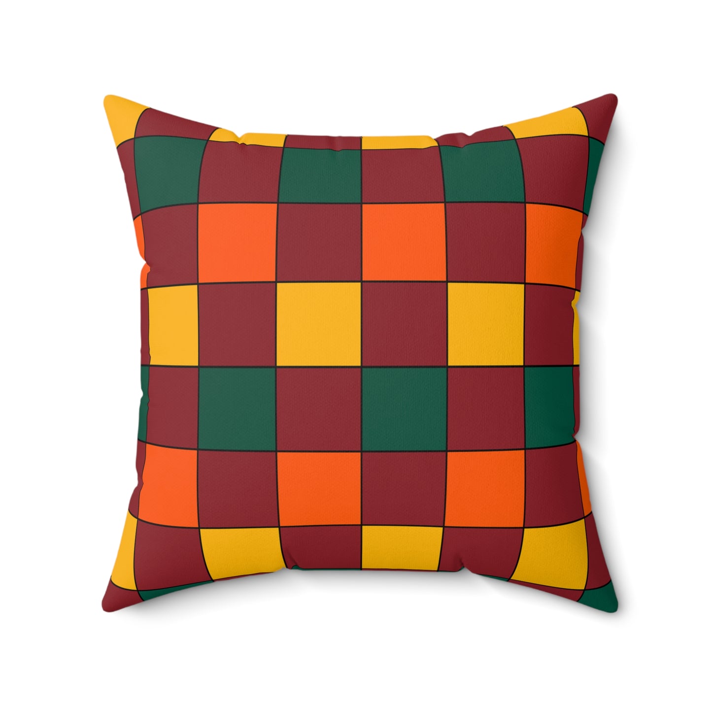 Sri Lanka Retro Check Cushion Pillow