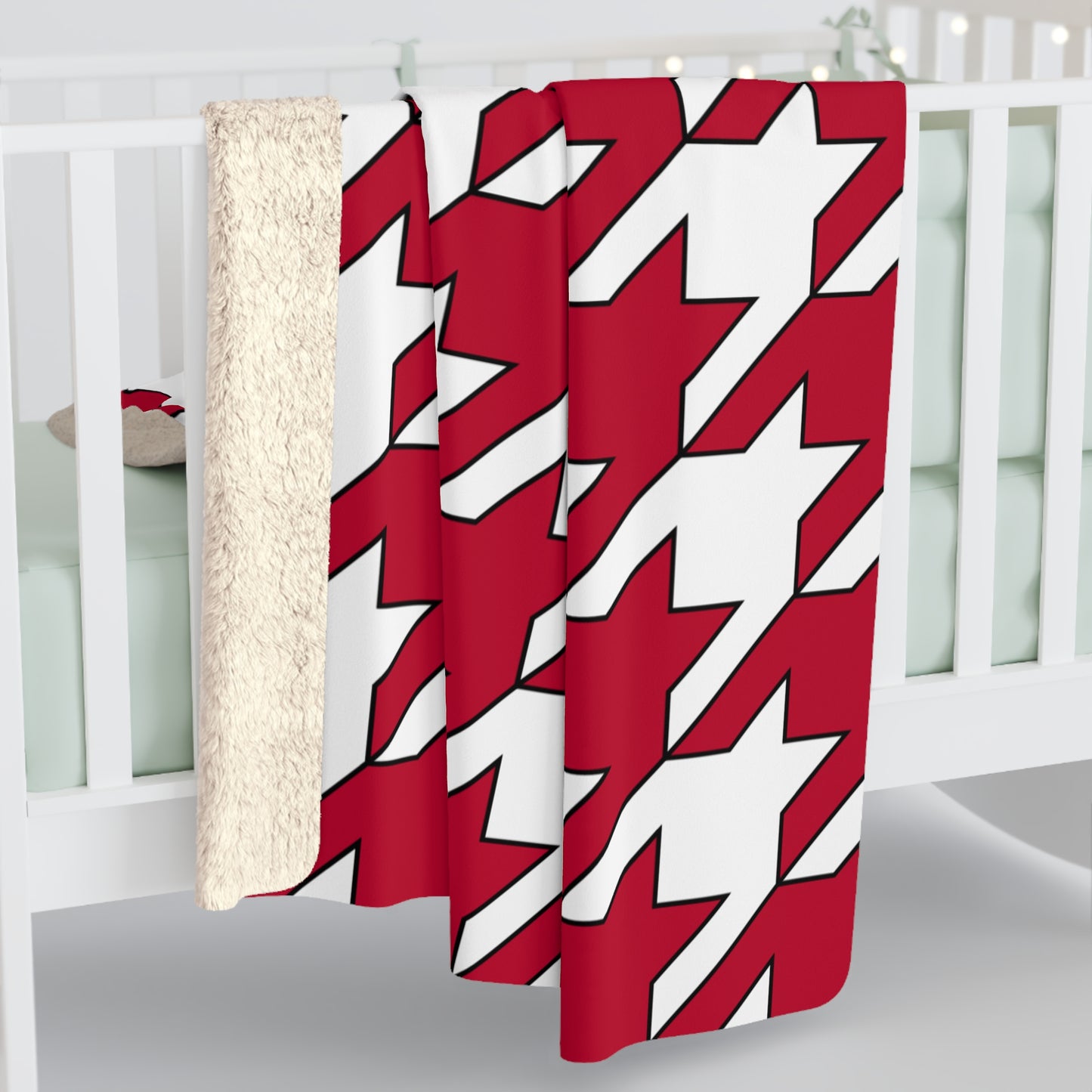 Japan Retro Houndstooth Blanket Throw