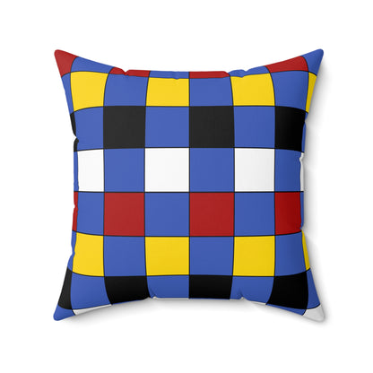 Eswatini Retro Check Cushion Pillow
