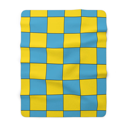 Palau Retro Check Blanket Throw