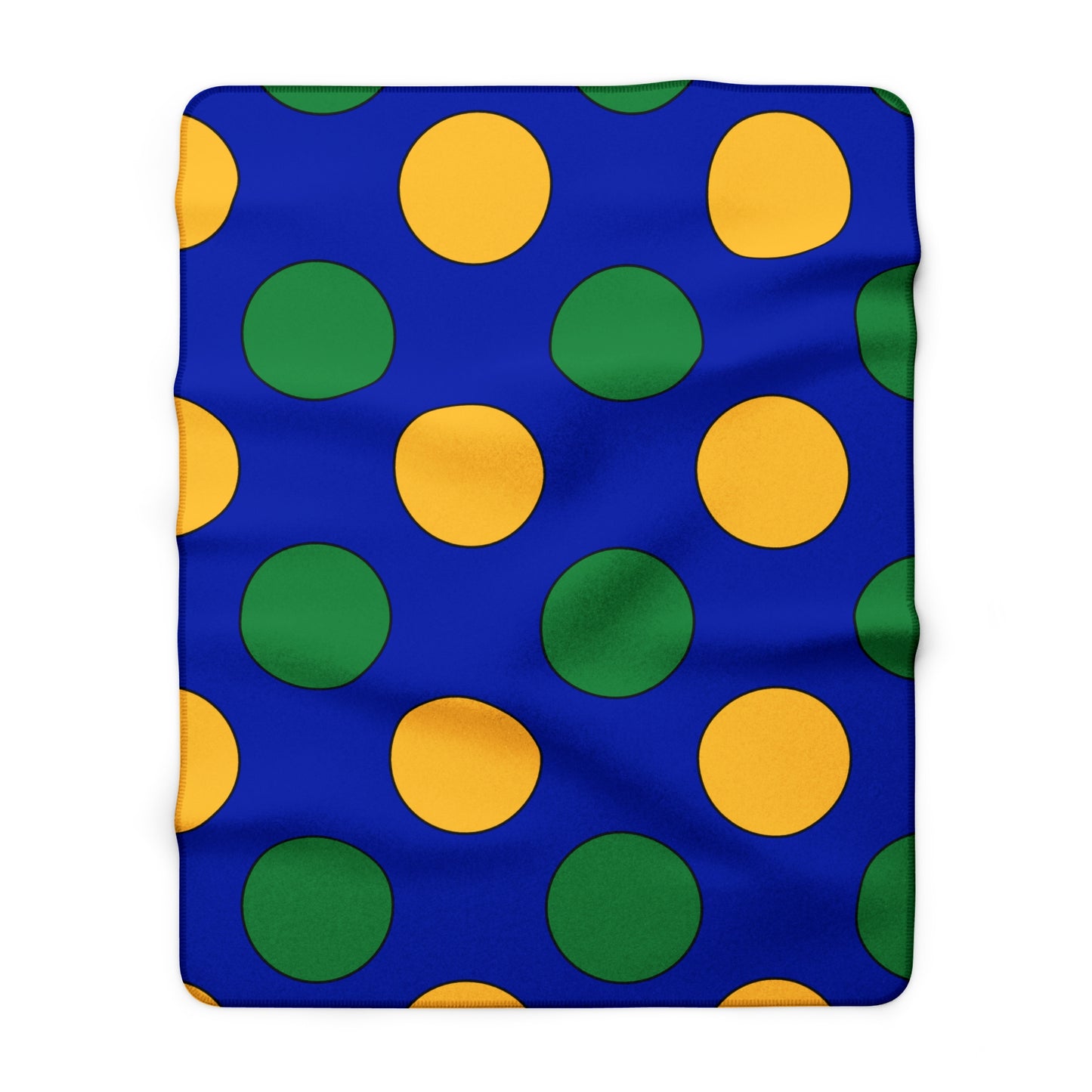 Christmas Island Retro Polka Dots Blanket Throw