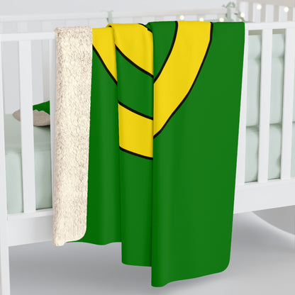 Cocos Islands Retro Target Blanket Throw