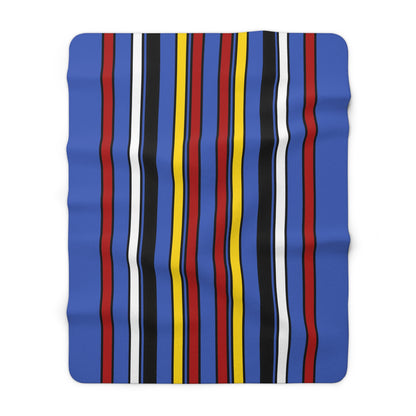Eswatini Retro Stripes Blanket Throw
