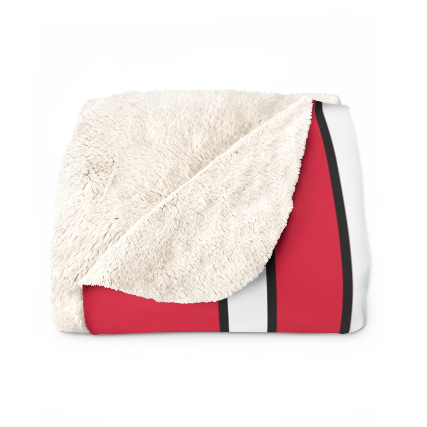 Poland Retro Stripes Blanket Throw