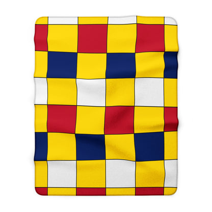Niue Retro Check Blanket Throw