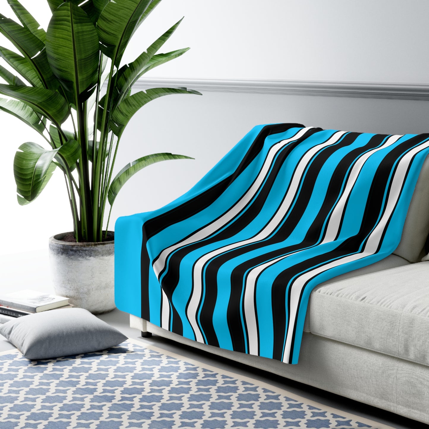 Botswana Retro Stripes Blanket Throw