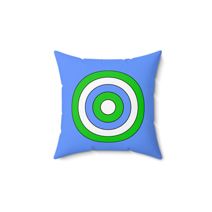 Djibouti Retro Target Cushion Pillow