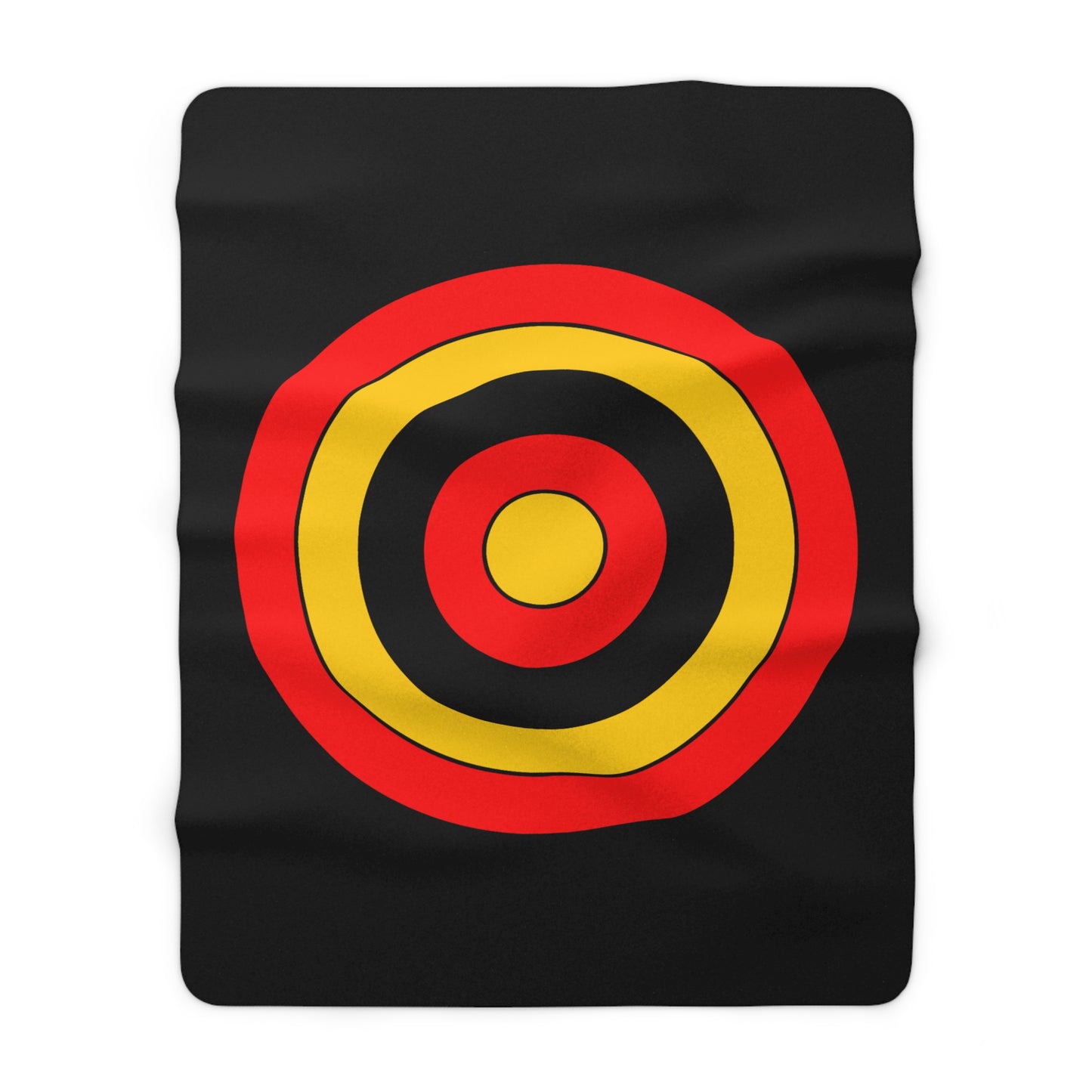 Germany Retro Target Blanket Throw