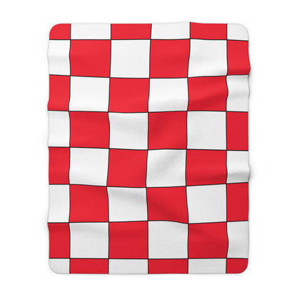 Monaco Retro Check Blanket Throw