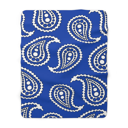 El Salvador Retro Paisley Blanket Throw