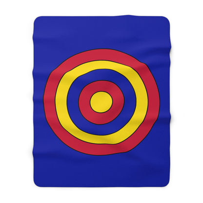 Andorra Retro Target Blanket Throw