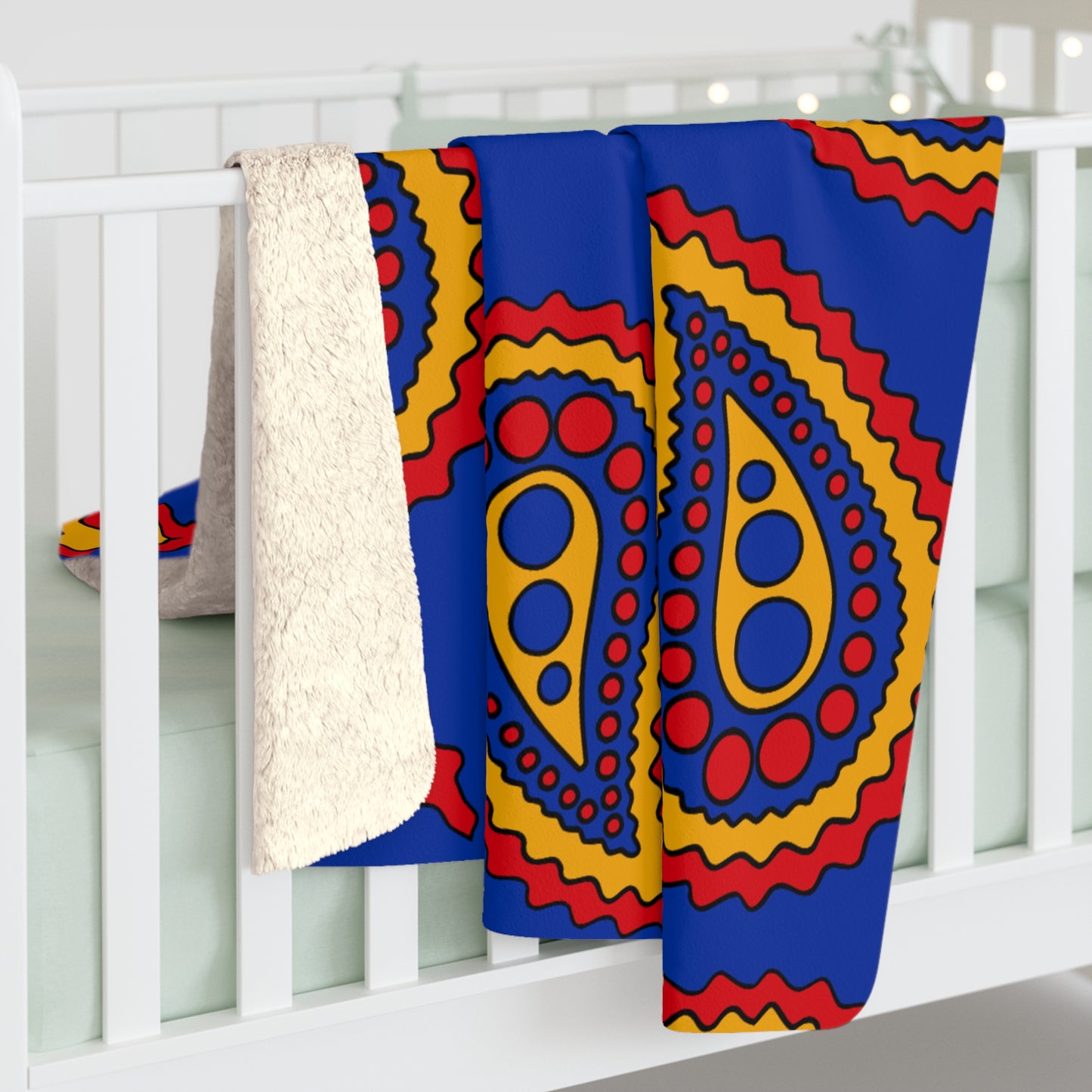 Armenia Retro Paisley Blanket Throw
