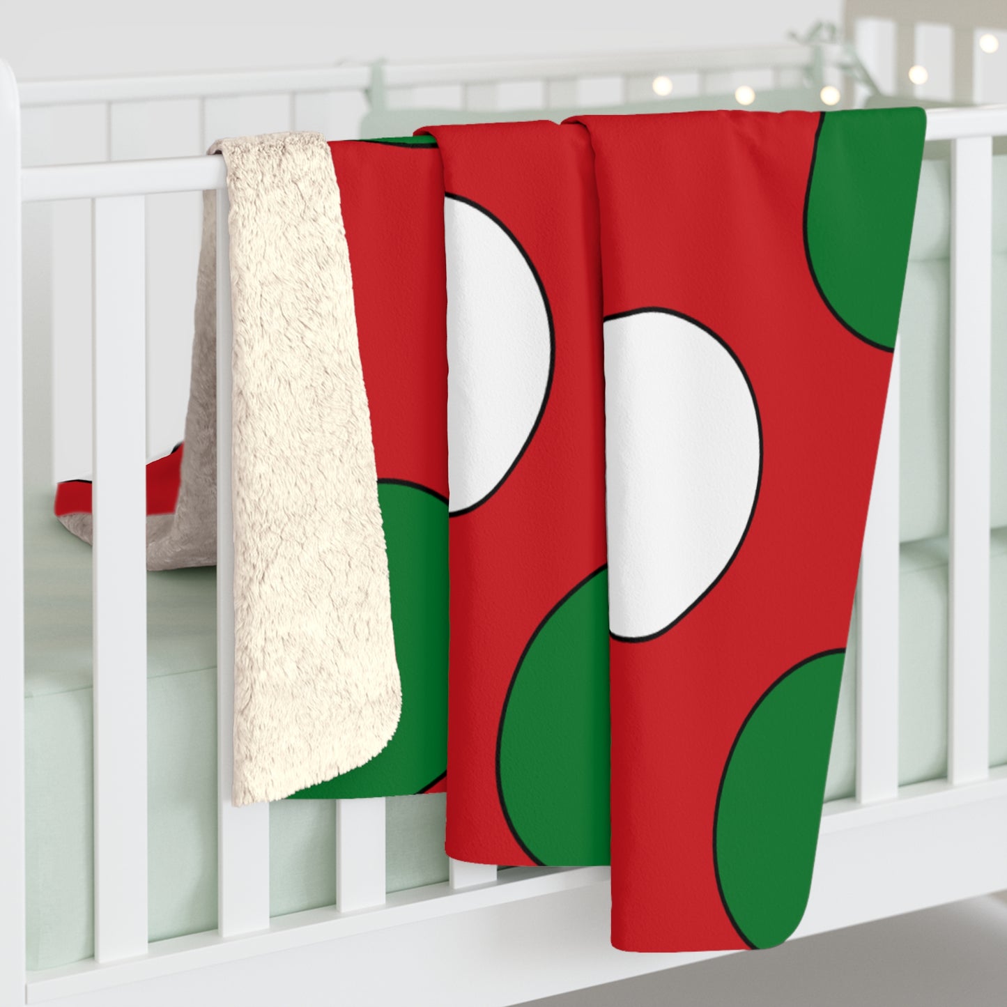 Belarus Retro Polka Dots Blanket Throw