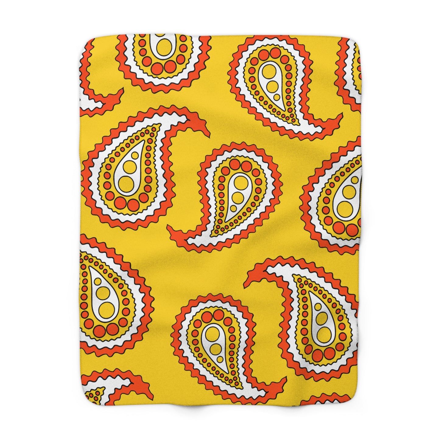 Bhutan Retro Paisley Blanket Throw
