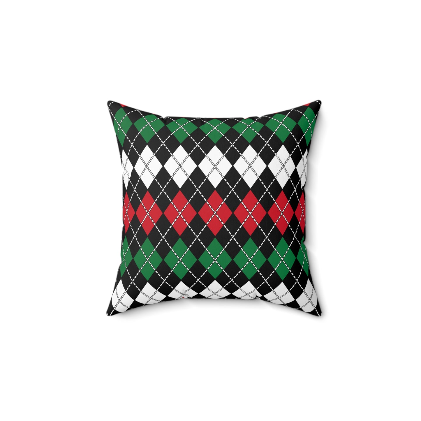 Syria Retro Argyle Cushion Pillow