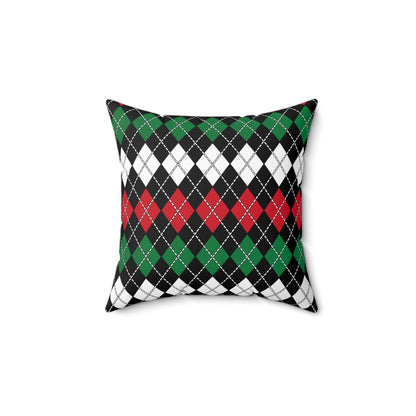 Syria Retro Argyle Cushion Pillow