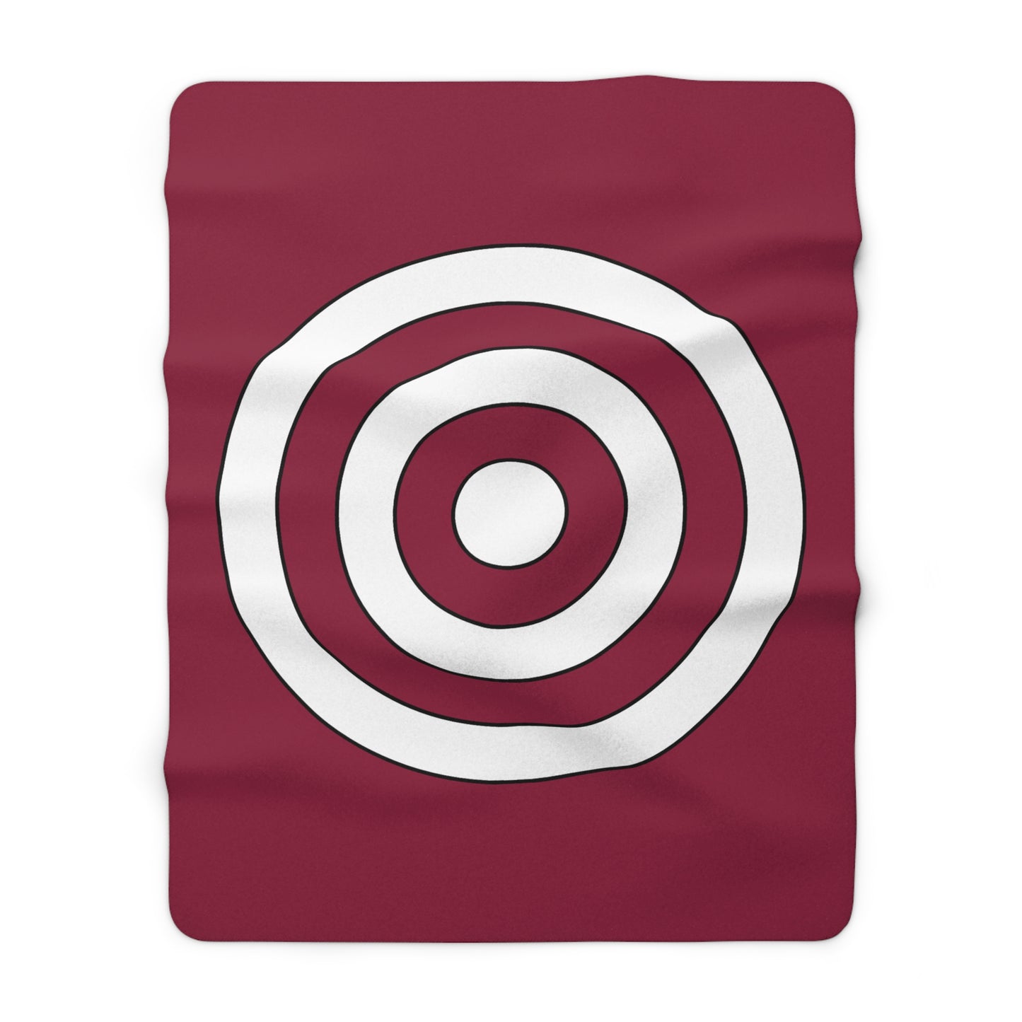 Qatar Retro Target Blanket Throw