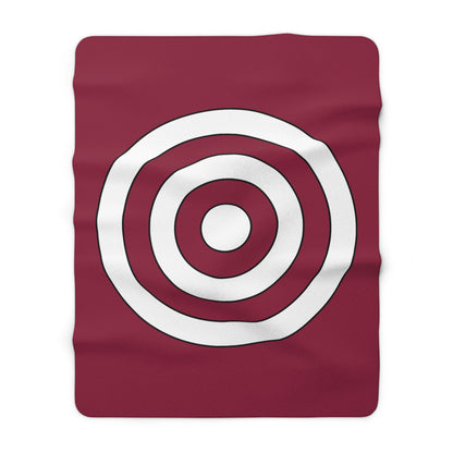 Qatar Retro Target Blanket Throw