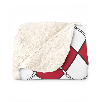 Japan Retro Argyle Blanket Throw